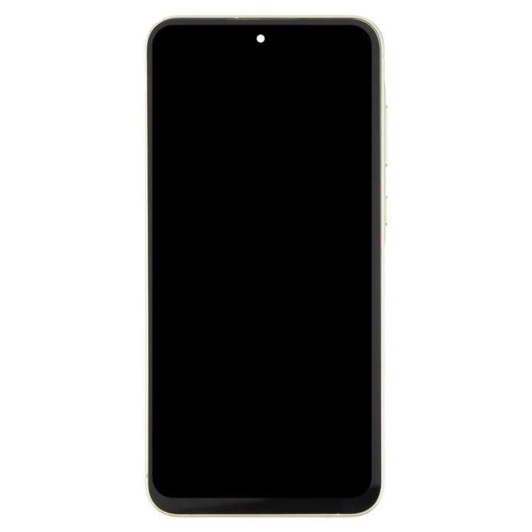 For Samsung Galaxy A55 SM-A556B OLED LCD Screen Digitizer Full Assembly with Frame (Light Green)