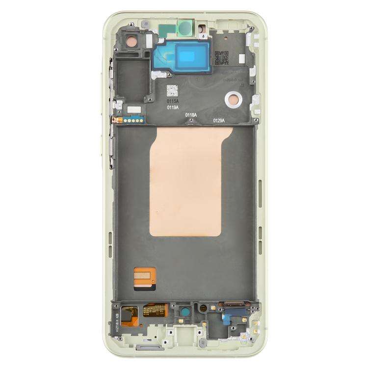 For Samsung Galaxy A55 SM-A556B OLED LCD Screen Digitizer Full Assembly with Frame (Light Green)