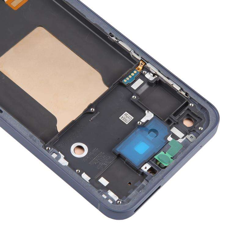 For Samsung Galaxy A55 SM-A556B OLED LCD Screen Digitizer Full Assembly with Frame (Blue)