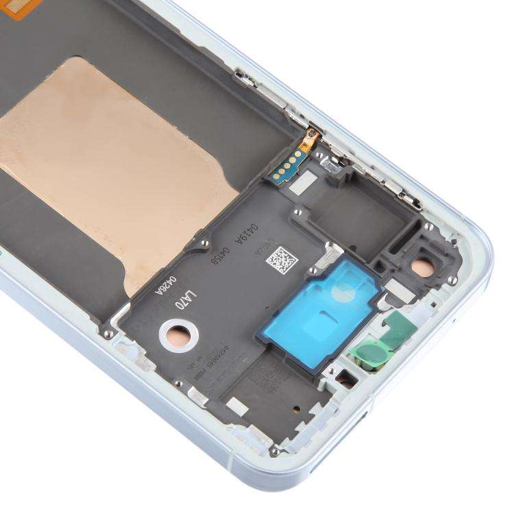For Samsung Galaxy A55 SM-A556B OLED LCD Screen Digitizer Full Assembly with Frame (Baby Blue)