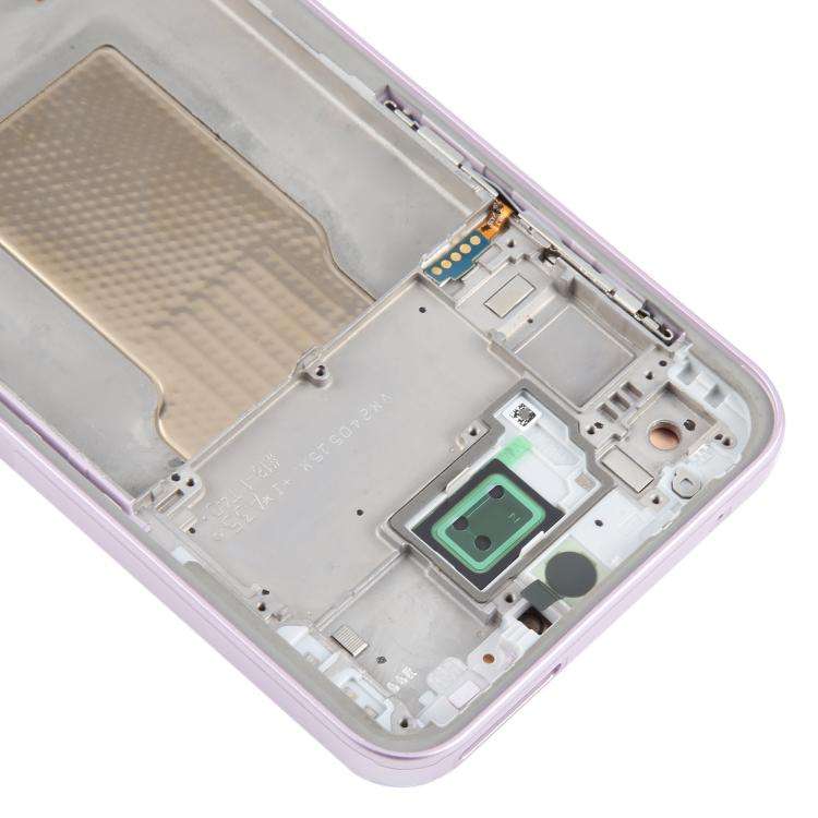 For Samsung Galaxy A35 SM-A356B OLED LCD Screen Digitizer Full Assembly with Frame (Pink)