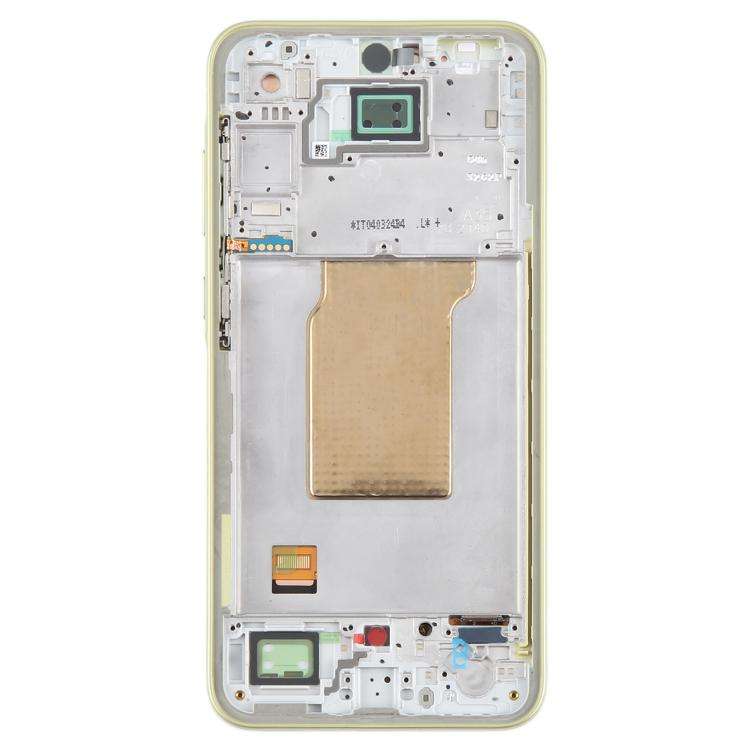 For Samsung Galaxy A35 SM-A356B OLED LCD Screen Digitizer Full Assembly with Frame (Light Green)