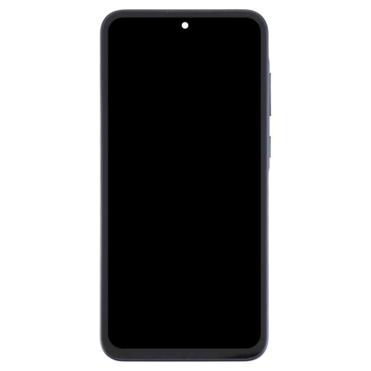 For Samsung Galaxy A35 SM-A356B OLED LCD Screen Digitizer Full Assembly with Frame (Blue)