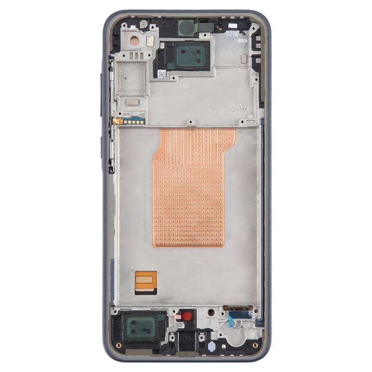 For Samsung Galaxy A35 SM-A356B OLED LCD Screen Digitizer Full Assembly with Frame (Blue)