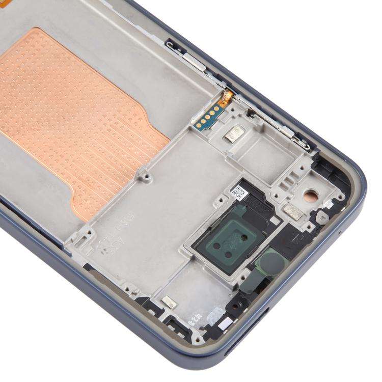 For Samsung Galaxy A35 SM-A356B OLED LCD Screen Digitizer Full Assembly with Frame (Blue)