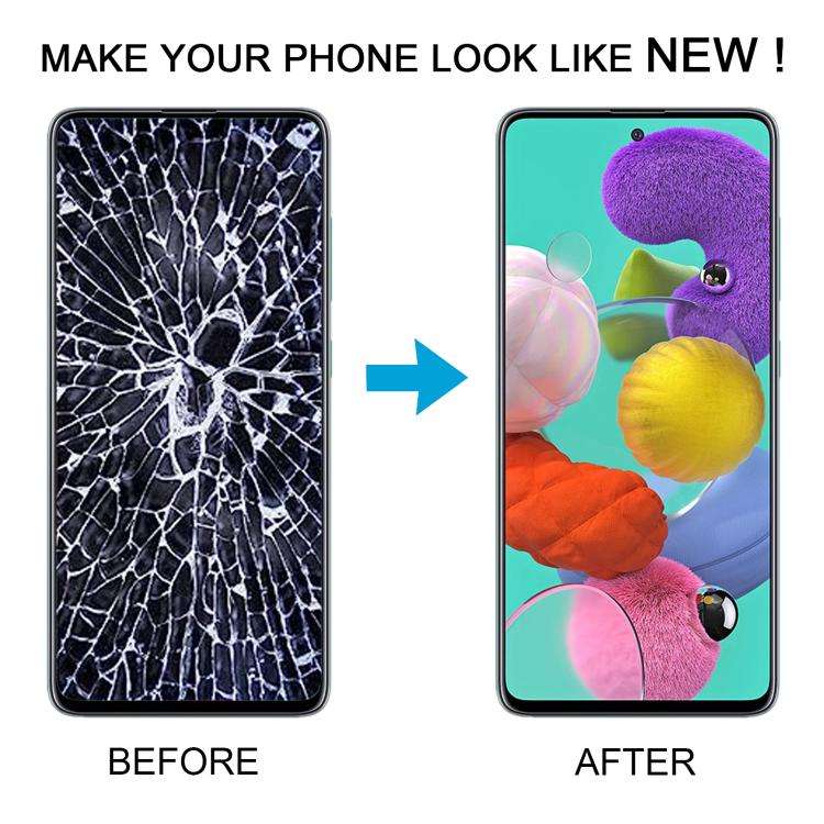 For Samsung Galaxy A51 4G SM-A515F 6.43 inch OLED LCD Screen Digitizer Full Assembly with Frame (...
