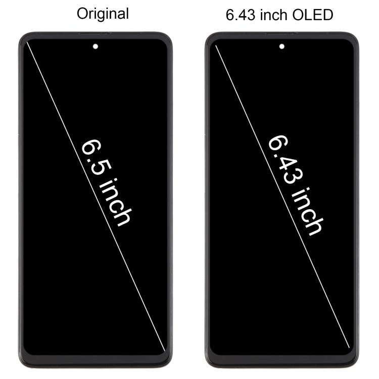 For Samsung Galaxy A51 4G SM-A515F 6.43 inch OLED LCD Screen Digitizer Full Assembly with Frame (...