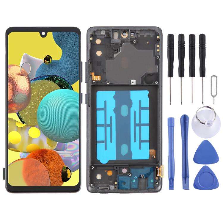 For Samsung Galaxy A51 5G SM-A516 6.36 inch OLED LCD Screen Digitizer Full Assembly with Frame (B...
