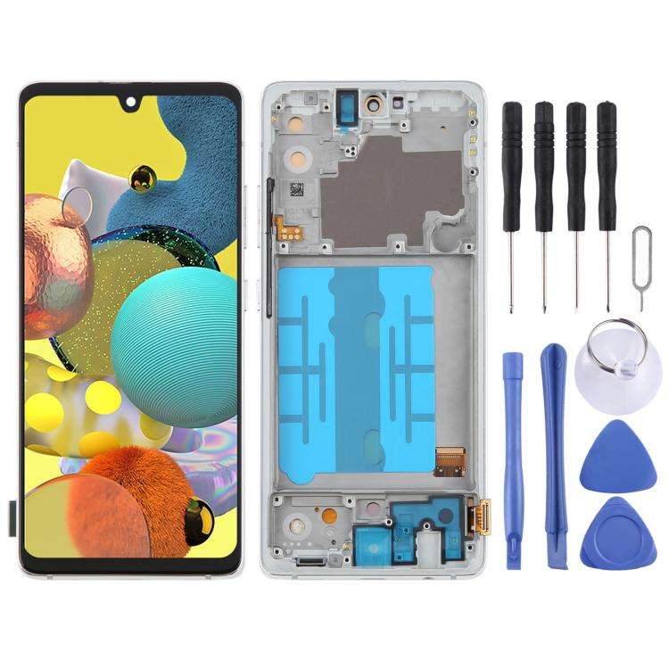 For Samsung Galaxy A51 5G SM-A516 6.36 inch OLED LCD Screen Digitizer Full Assembly with Frame (S...