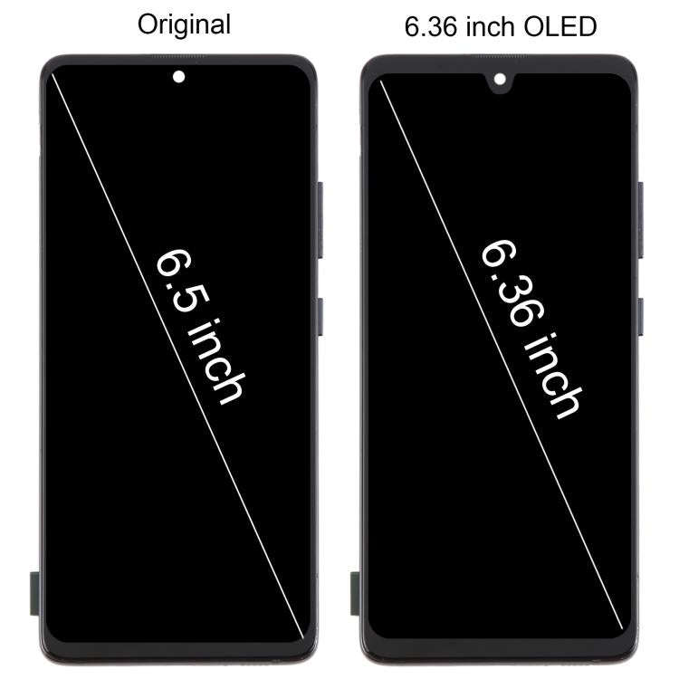 For Samsung Galaxy A51 5G SM-A516 6.36 inch OLED LCD Screen Digitizer Full Assembly with Frame (B...