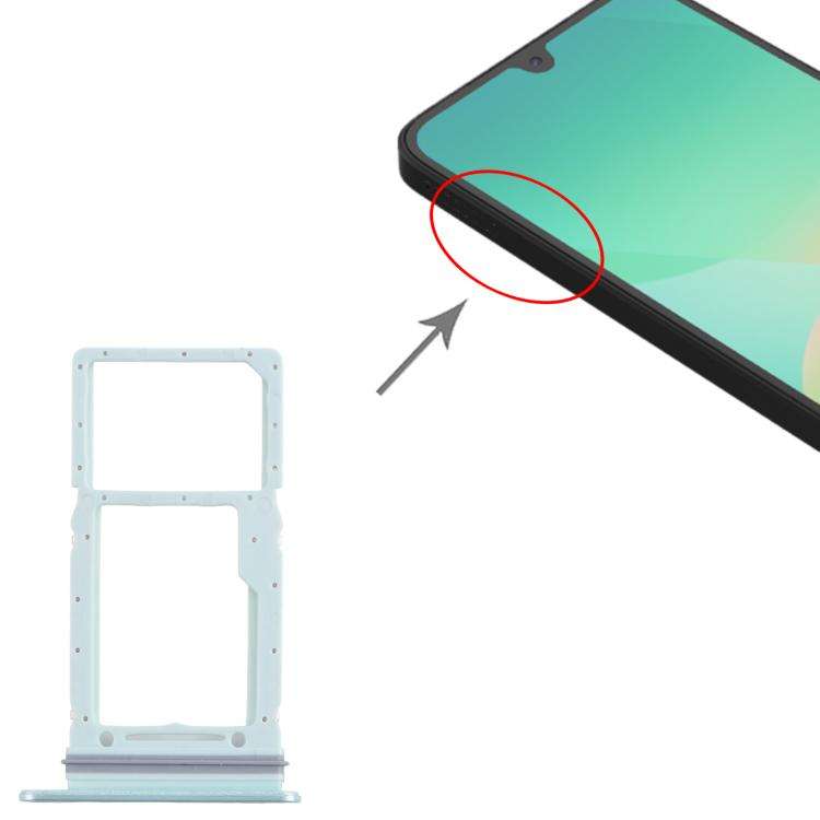 For Samsung Galaxy A26 SM-A266U Original SIM + Micro SD Card Tray (Green)