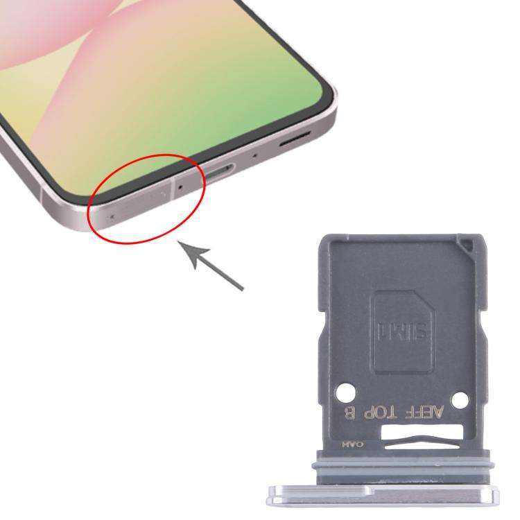 For Samsung Galaxy A56 SM-A566U Original SIM Card Tray (Silver)