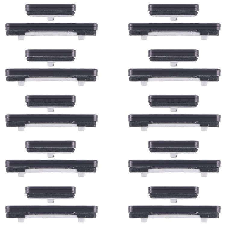 For Samsung Galaxy S23 SM-S911B 10pcs Power Button and Volume Control Button (Black)