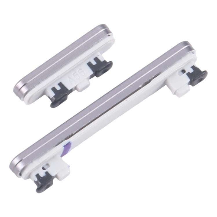 For Samsung Galaxy A56 SM-A566B 10pcs Power Button and Volume Control Button (Grey)