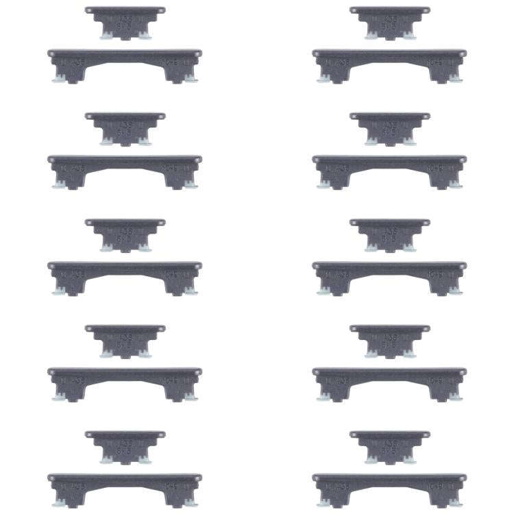 For Samsung Galaxy A36 SM-A366B 10pcs Power Button and Volume Control Button (Black)