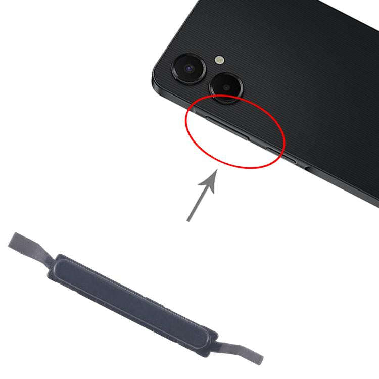 For Samsung Galaxy A06 5G SM-A066B 10pcs Volume Control Button (Black)