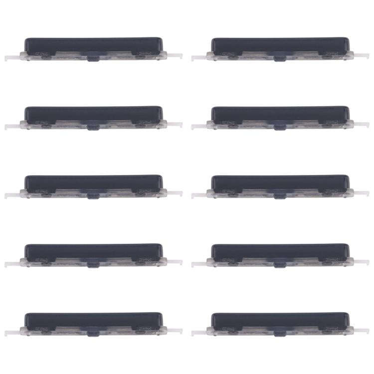 For Samsung Galaxy A14 SM-A145F 10pcs Volume Control Button (Black)