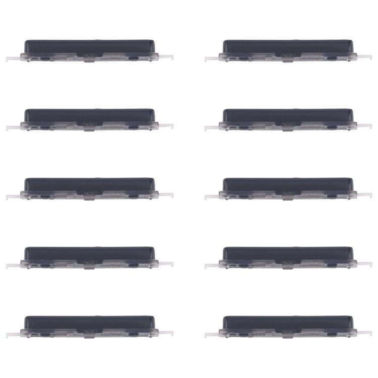For Samsung Galaxy A14 5G SM-A146B 10pcs Volume Control Button (Black)