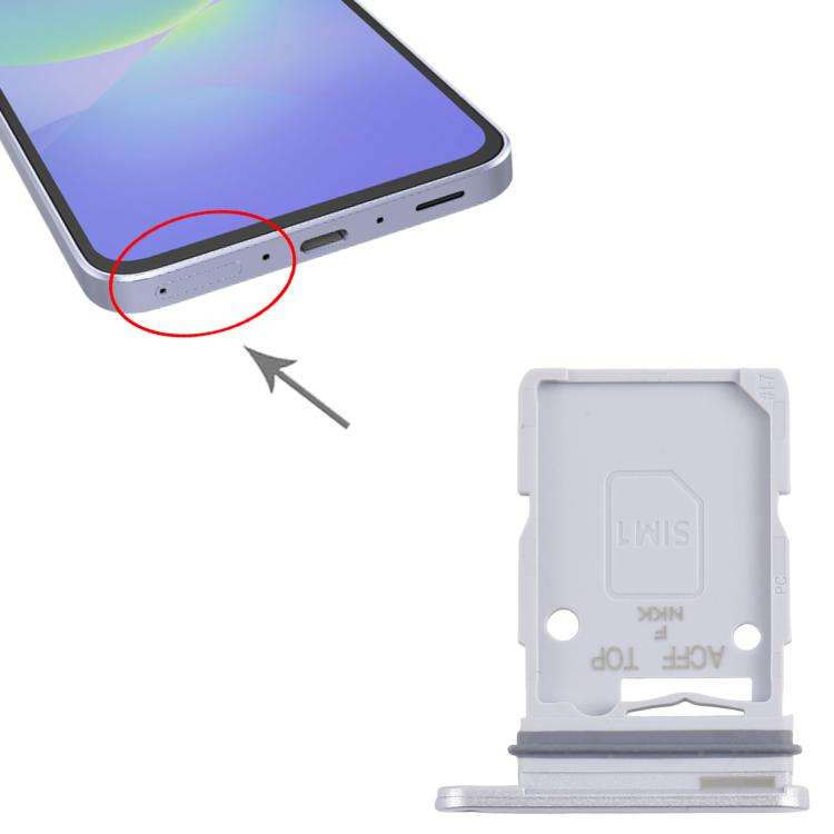 For Samsung Galaxy A36 SM-A366U Original SIM Card Tray (Silver)