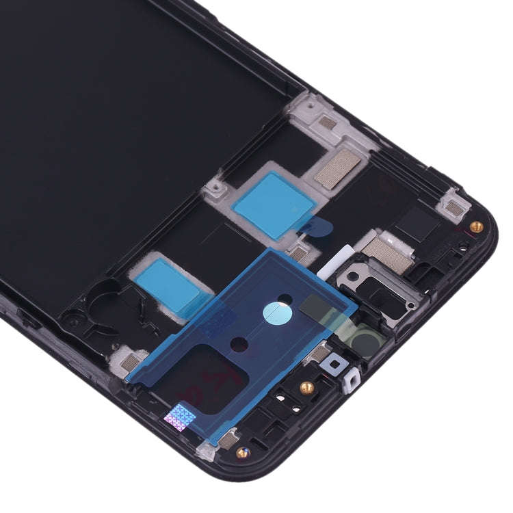 For Galaxy A20 SM-A205F/DS, A205FN, A205GN/DS, A205YN, A205G/DS Front Housing LCD Frame Bezel Pla...