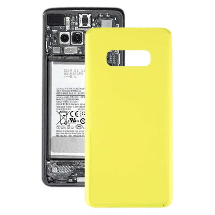 For Galaxy S10e SM-G970F/DS, SM-G970U, SM-G970W Original Battery Back Cover (Yellow)