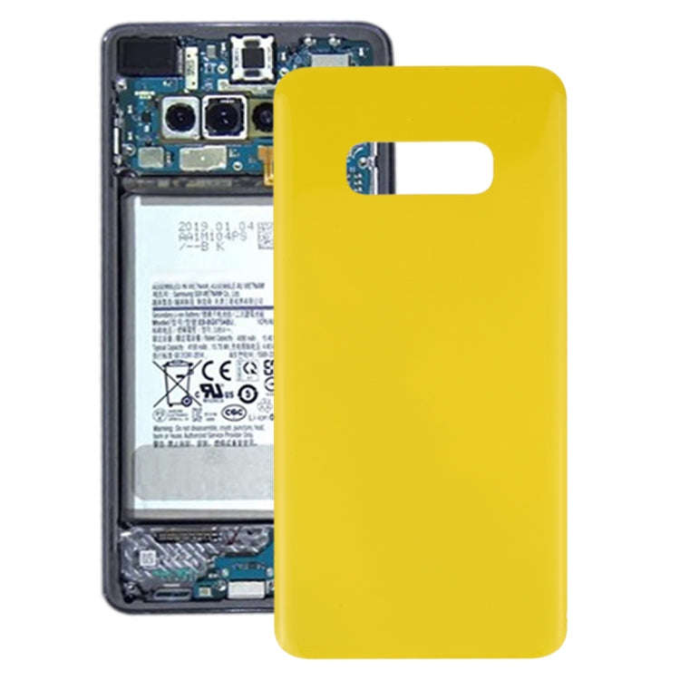 For Galaxy S10e SM-G970F/DS, SM-G970U, SM-G970W Battery Back Cover (Yellow)