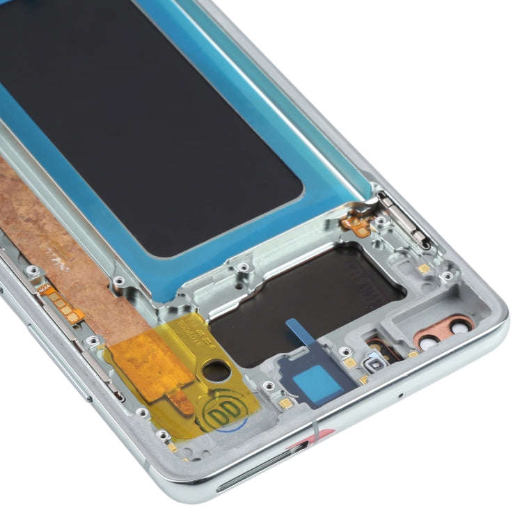 Original Super AMOLED LCD Screen for Samsung Galaxy S10+ Digitizer Full Assembly with Frame (Green)