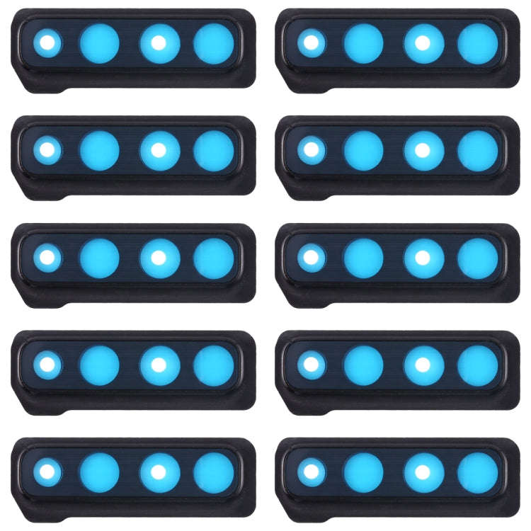 For Galaxy A9 (2018) A920F/DS 10pcs Camera Lens Cover (Black)