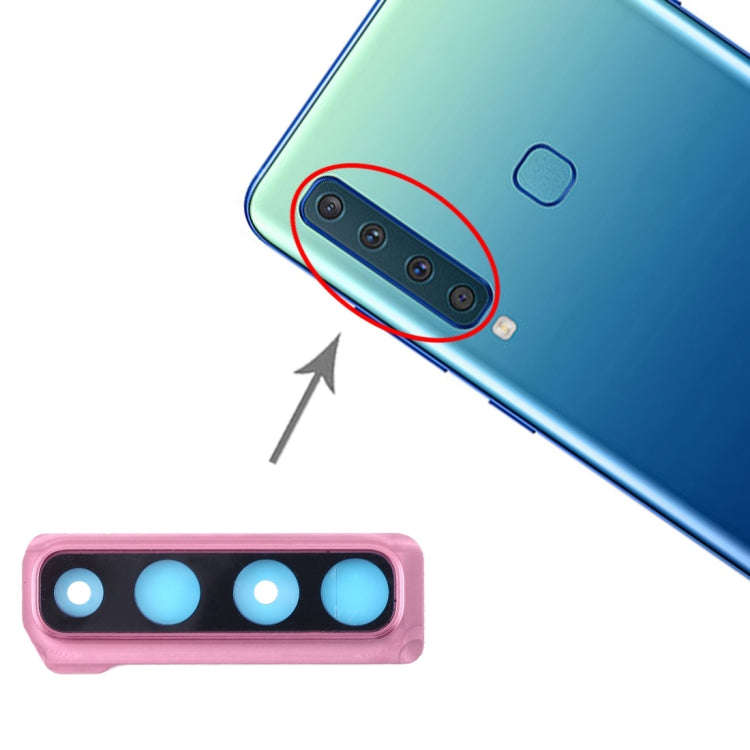 For Galaxy A9 (2018) A920F/DS 10pcs Camera Lens Cover (Pink)