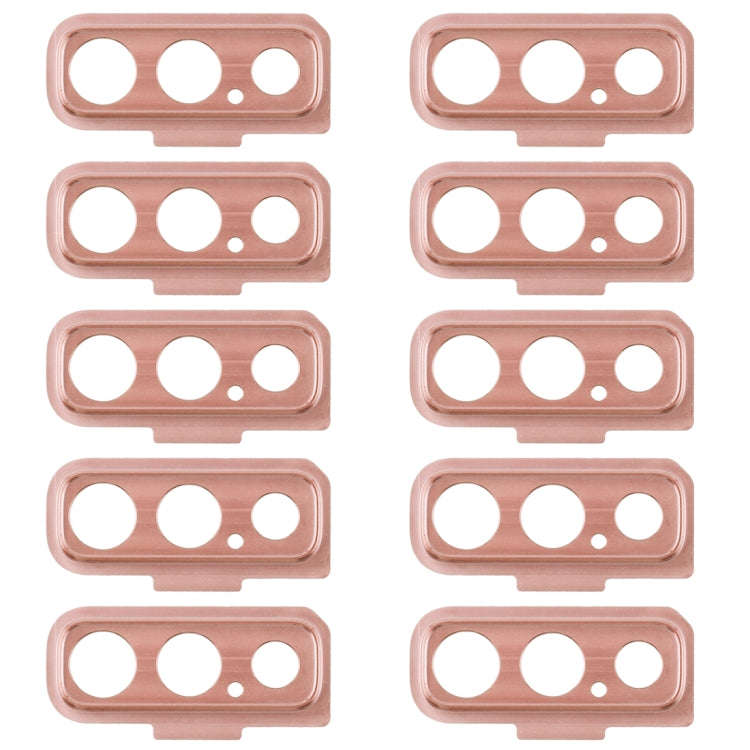For Galaxy A7 (2018) A750F/DS 10pcs Camera Lens Cover (Pink)