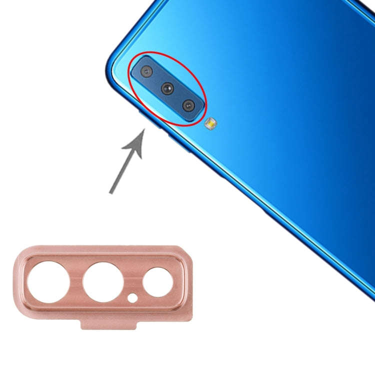 For Galaxy A7 (2018) A750F/DS 10pcs Camera Lens Cover (Pink)