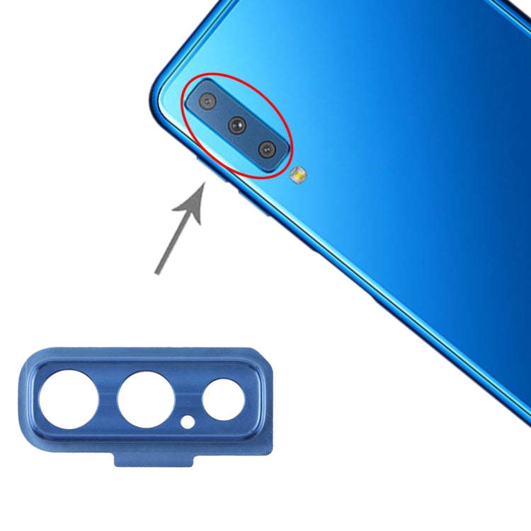 For Galaxy A7 (2018) A750F/DS 10pcs Camera Lens Cover (Blue)
