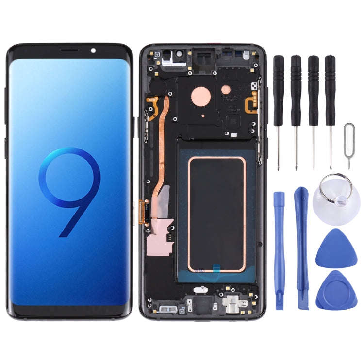 Original Super AMOLED LCD Screen for Galaxy S9 / G960F / DS / G960U / G960W / G9600 Digitizer Ful...