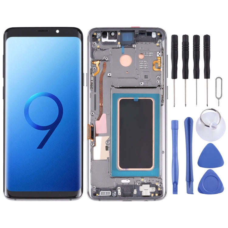Original Super AMOLED LCD Screen for Galaxy S9 / G960F / DS / G960U / G960W / G9600 Digitizer Ful...