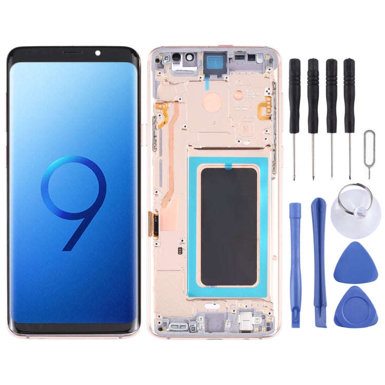 Original Super AMOLED LCD Screen for Galaxy S9 / G960F / DS / G960U / G960W / G9600 Digitizer Ful...