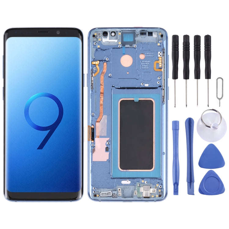 Original Super AMOLED LCD Screen for Galaxy S9 / G960F / DS / G960U / G960W / G9600 Digitizer Ful...