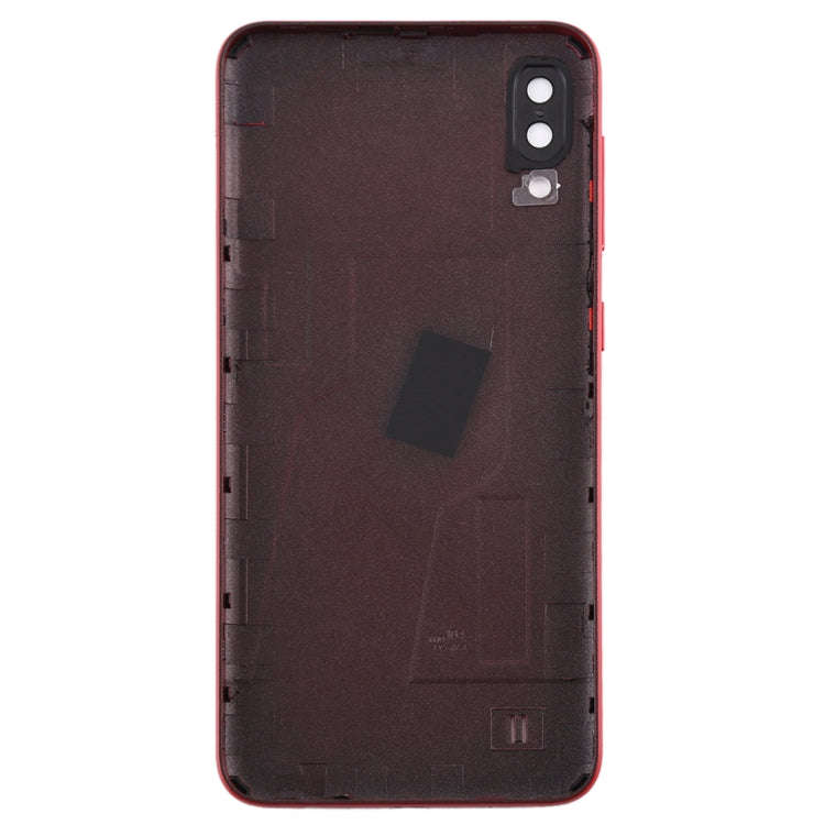 For Galaxy M10 Battery Back Cover (Red)