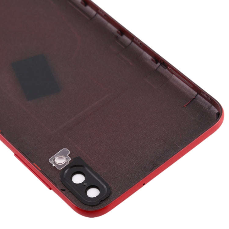 For Galaxy M10 Battery Back Cover (Red)