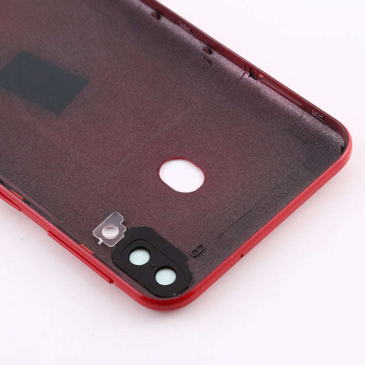 For Galaxy M20 Battery Back Cover (Red)
