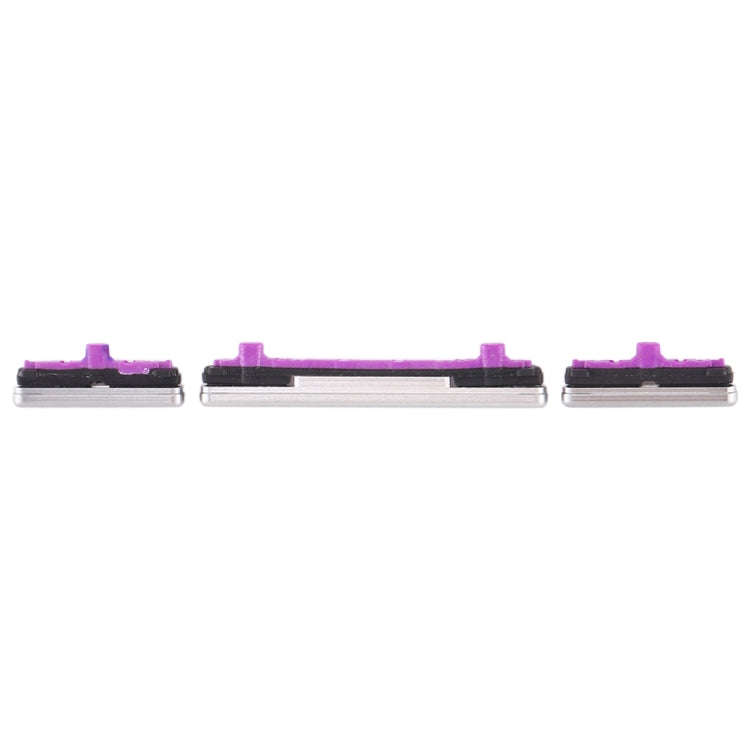 For Galaxy S10 / Galaxy S10+ 10 Set Side Keys(Silver)