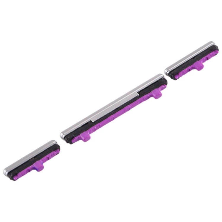 For Galaxy S10 / Galaxy S10+ 10 Set Side Keys(Silver)