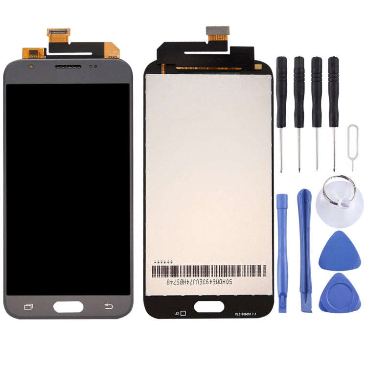 Original LCD Screen + Original Touch Panel for Galaxy J3 Emerge / J327, J327P, J327A(Grey)