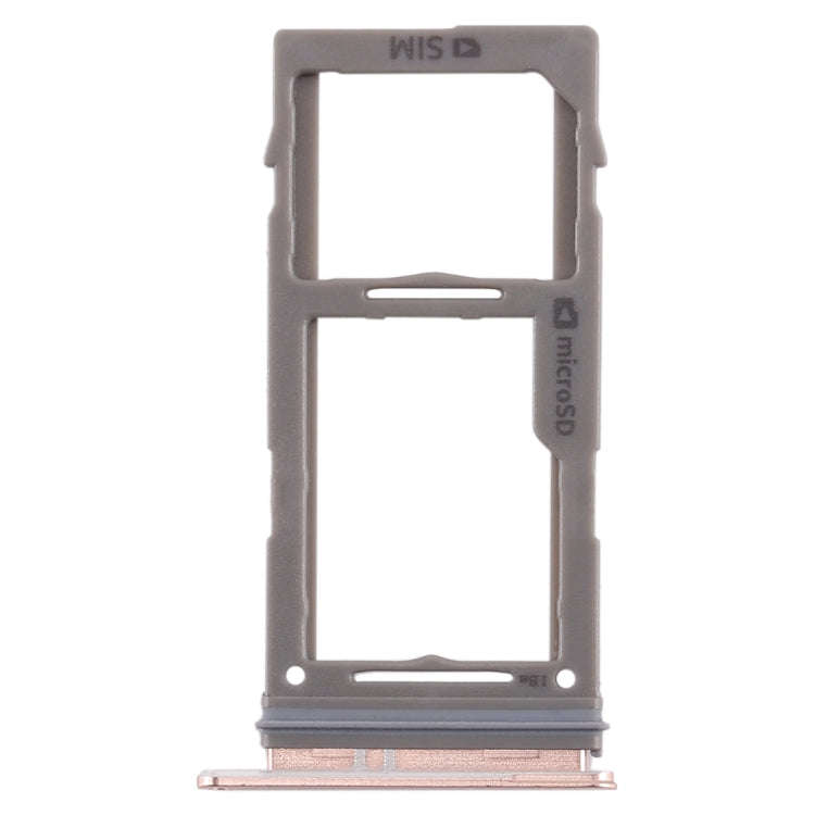 For Samsung Galaxy S10+ / S10 / S10e SIM Card Tray + Micro SD Card Tray (Rose Gold)