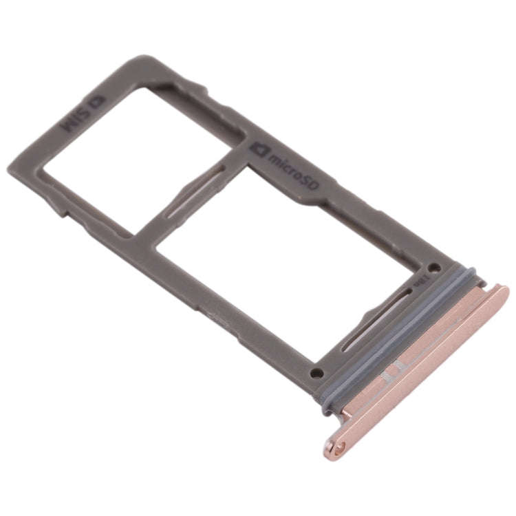 For Samsung Galaxy S10+ / S10 / S10e SIM Card Tray + Micro SD Card Tray (Rose Gold)