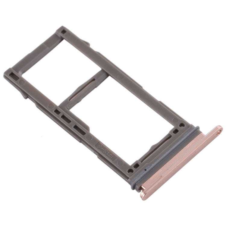 For Samsung Galaxy S10+ / S10 / S10e SIM Card Tray + Micro SD Card Tray (Rose Gold)