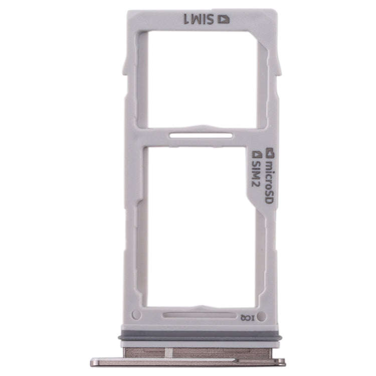 For Galaxy S10+ / S10 / S10e SIM Card Tray + SIM Card Tray / Micro SD Card Tray (Black)