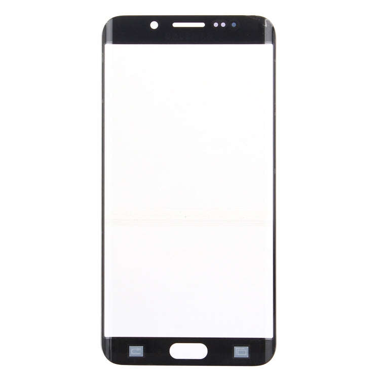 For Galaxy S6 Edge+ / G928  Front Screen Outer Glass Lens (Dark Blue)