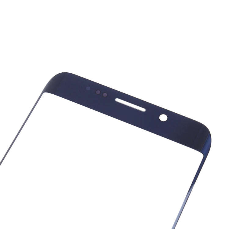 For Galaxy S6 Edge+ / G928  Front Screen Outer Glass Lens (Dark Blue)