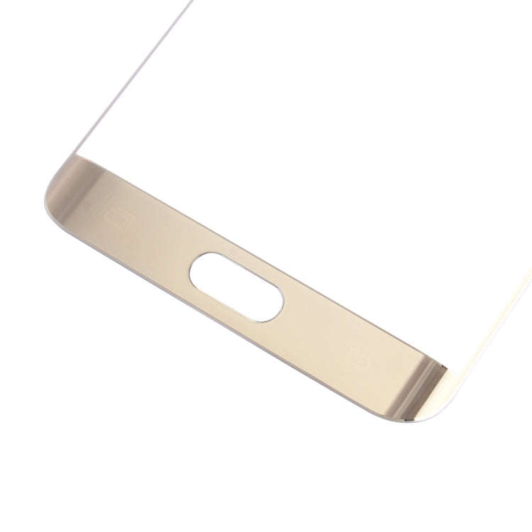 For Galaxy S6 Edge+ / G928  Front Screen Outer Glass Lens (Gold)