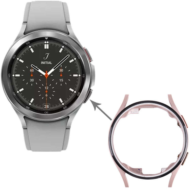 Original LCD Screen Frame Bezel Plate For Samsung Galaxy Watch4 40mm SM-R860 R865(Gold)